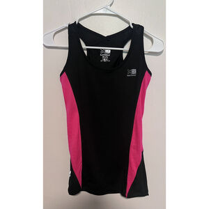 KARRIMOR Run Athletic Tank Top Women’s US 4 UK 8 Small Black Pink Reflective